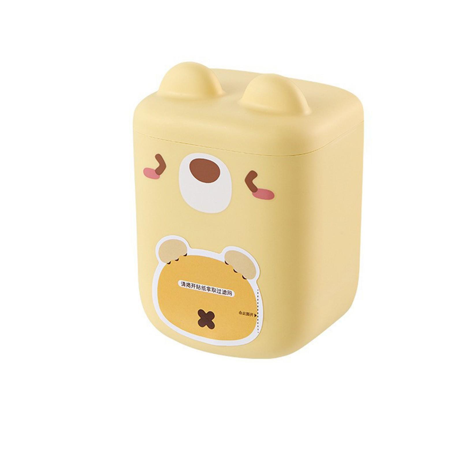 Kitchen Sink Filter Disposable Extraction Sink Filter Storage Box,Household Wall Mounted Cute Drawer Box One Size