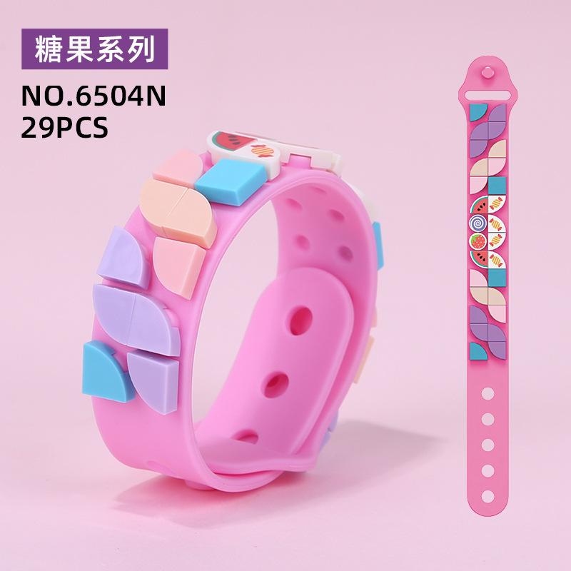 Nuovi DOTS Fai da te Forza Squadra!Giocattoli da Costruzione 41900 41901 41902 41903 41911 41912 Braccialetto in Silicone Cartone Animato Regalo per la Festa dei Bambini