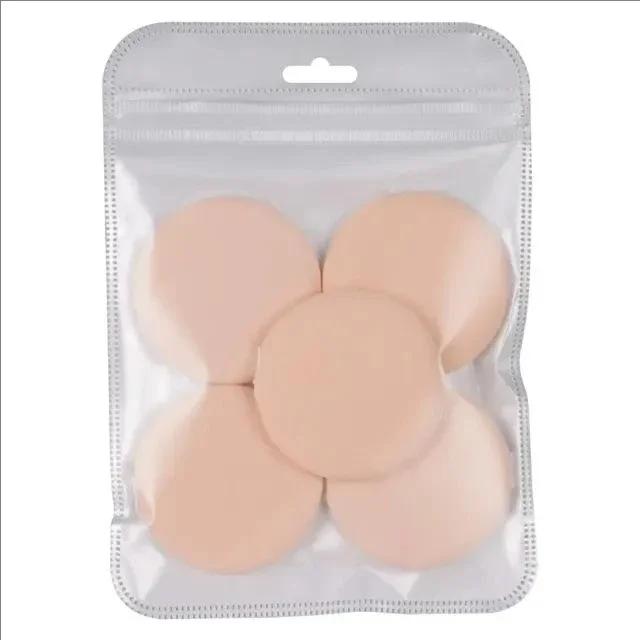 Wholesale Mini Round Air Cushion Puff Thin Lightweight Foundation Sponge Dry Wet Dual-Use