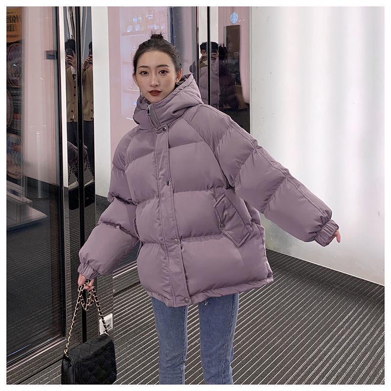 Wintermode-Trend der Daunen-Baumwolljacke, kurze Damen-Kurzjacke im koreanischen Stil, lockere, warme und bequeme Brotjacke
