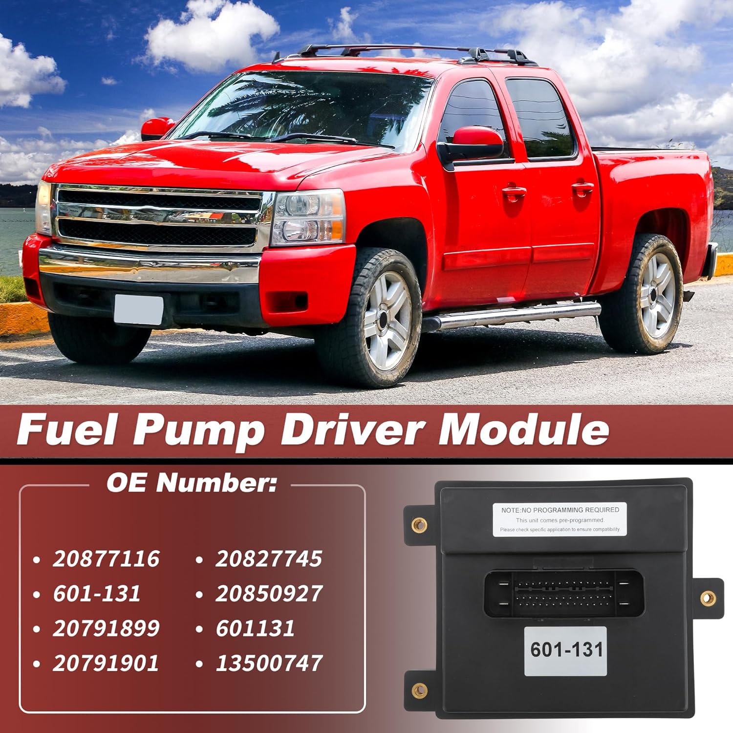 20877116 Fuel Pump Driver Control Module for Chevrolet Avalanche Colorado Silverado Suburban for GMC Sierra Savana Yukon for Buick LaCrosse for