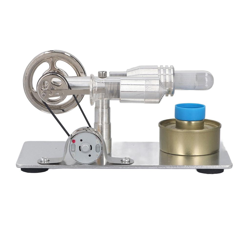 Kids Hot Air Stirling Engine Motor Model with Colorful LED Light Electricity Generator Educational
