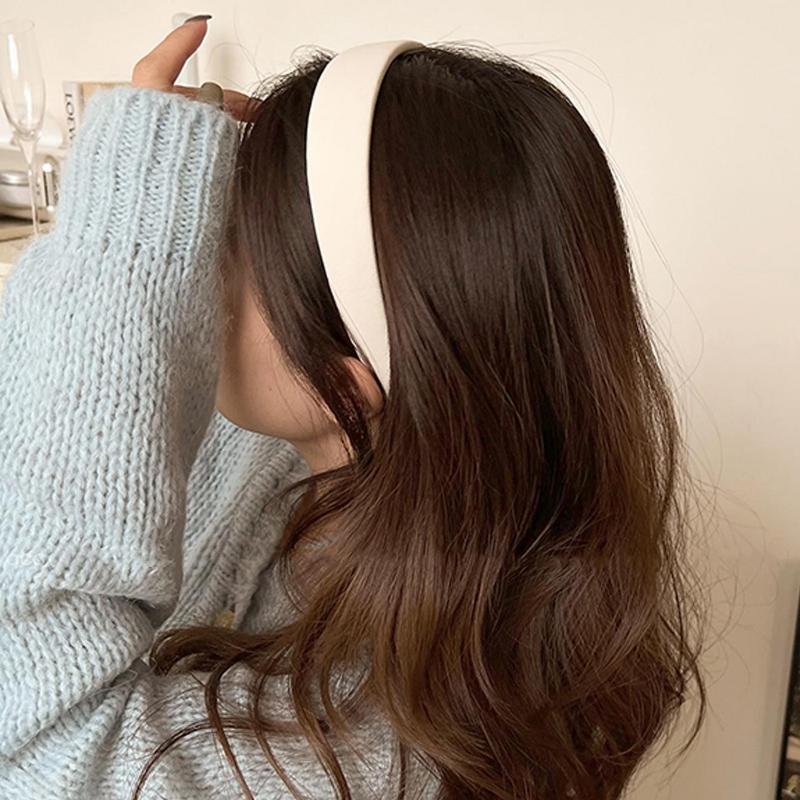 38cm/14.96in Circumference Women's Vintage Elegant Solid Color Headbands, Fashion Versatile Hair Accessories Suitable For Daily Wear, Washing Face