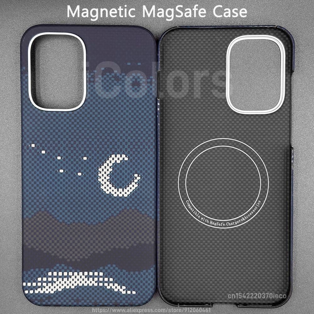For OnePlus Ace 6 Ultra/Ace 6/Ace 6T/15R Aramid Carbon Fiber Case Magnetic with MagSafe Ultra Thin Lightweight Protective Cover