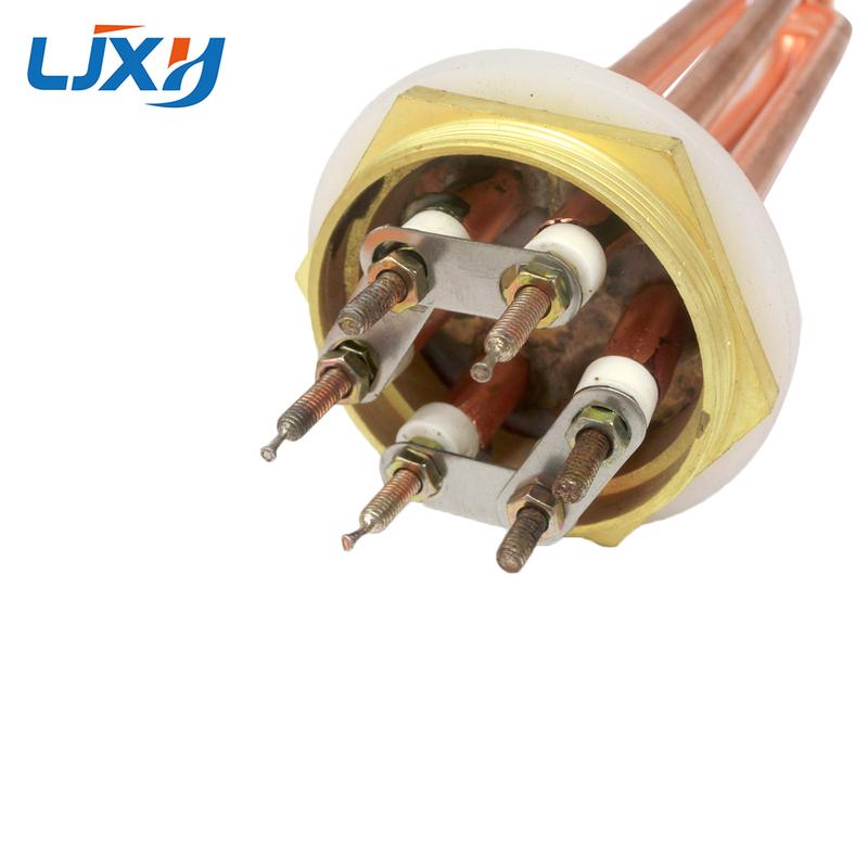 LJXH DN40(47 millimetri) Elemento Scaldabagno per Caldaia 110V/220V/380V Filettatura in Rame Tubo in Rame 3KW/4.5/6/9/12
