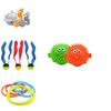 Colorful Kids Diving Toy Set With Water Rings Torpedo Pool Fun For Ages 3 To 6 Years