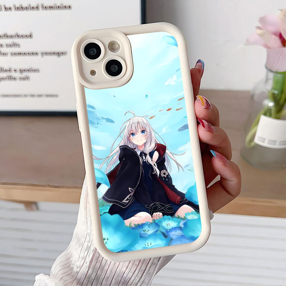 

Wandering Witch Elaina Thicken TPU Mobile Phone Case for iPhone 17 16 15 14 13 12 11 Air Pro Max Plus Colorful Cover iPhone17 Pro