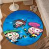 Magical Friendship timmy Adventure Round Rug for Livingroom,Bedroom, Palyroom, Chair Rug, Area rug, Circle Carpet, Large Size Fan Christmas gift