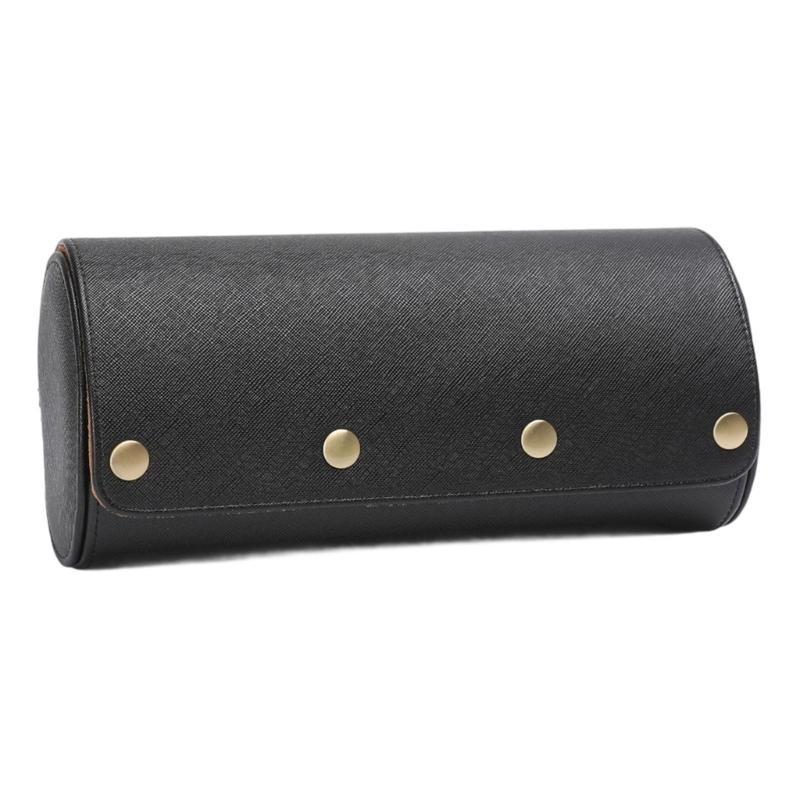 Watch Container Leather Watches Protective Box Stylish Wristwatch Display Case Holder Elegant Jewelry Container
