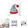 Cheerful Christmas Themed Pillow Case Cushion Cover For Joyful Holiday Decor