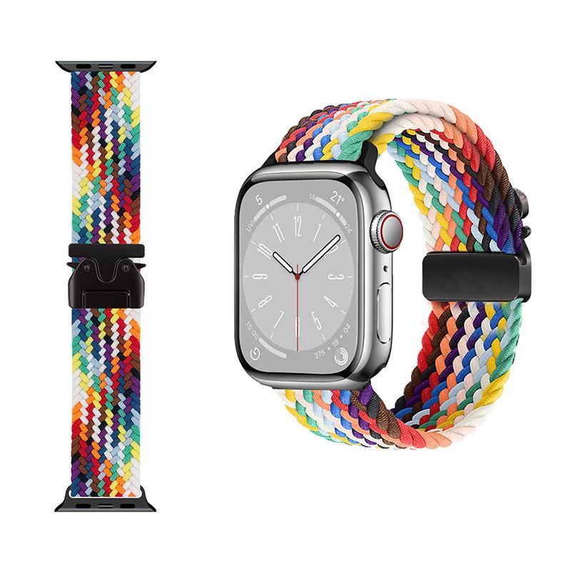 Parachute Straps Nylon Braided bracelet Band for Apple Watch 46mm 42mm 45mm 49mm 44mm 41mm iWatch Series 11 10 SE 3 Ultra 3 9 8