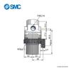 SMC AR Series Modular Pressure Reducing Valve