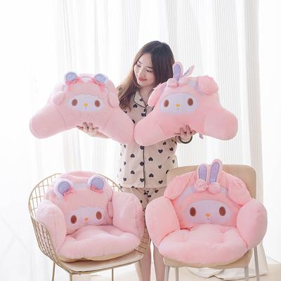 Lovely Sanrio Seat Cushion My Melody Sweet Piano Sitting Cushion Kawaii Stuffed Anime Back Cushion Soft Comfortable Pillow Sofa