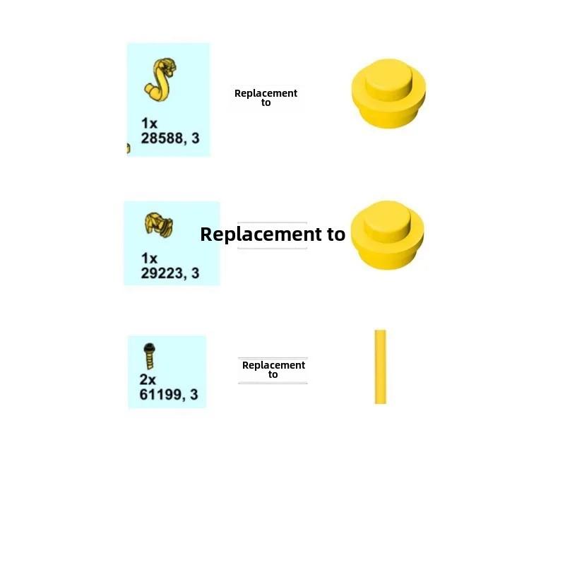 Bricklink Action Figures Egyptian The Mummy of The Pharaoh Brickheadz Sets Building Blocks Toys for Gift Brick Big Head