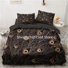 Black Gold Bedding Set Luxury Duvet Cover Sets 3d Moon Dream Catcher Comforter Cover Set Cute Bed Set For Adult