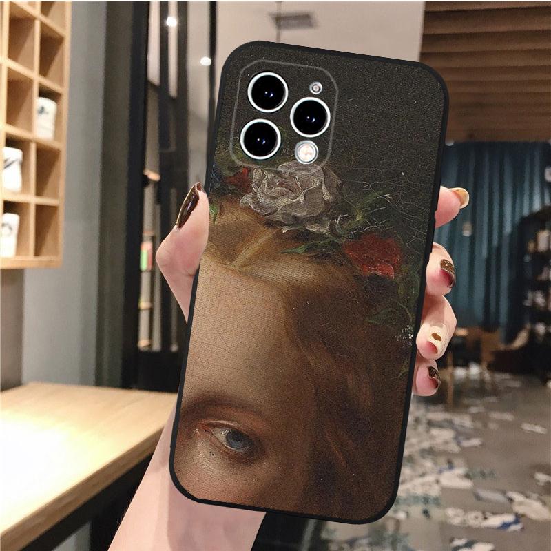 Phone Case For Iphone 14 Pro Max 13 12 11 Pro Max Xs Xr X 12mini 7 8 Plus Se Renaissance Art Painting Case Funda