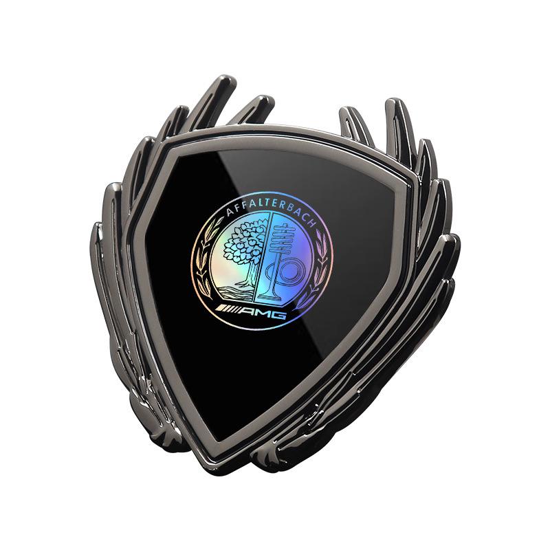 Metal Wing Emblem Sticker for Mercedes GLA35/G45 AMG Car Body Side Window