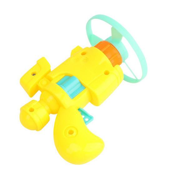 Conjunto Lançador de Disco Voador Luminoso para Gatos Brinquedo Interativo para Gatos com Hélices Coloridas Brinquedos Voador para Gatos para Exercício e Diversão