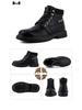Men's High-Top Anti-Smash, Anti-Puncture, Non-Slip, Water-Repellent Work Boots for Outdoor, Wear-Resistant and Comfortable for Long-Standing.