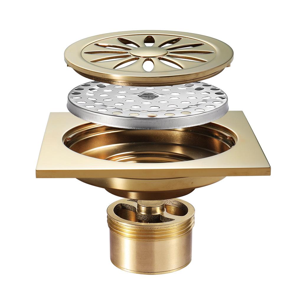 High Quality Stainless Steel Bathroom Shower Square Floor Drain Cover