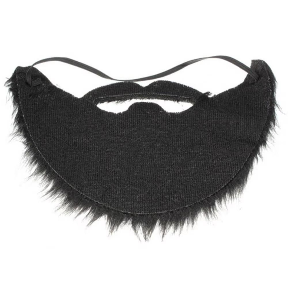 Soft Hair Fake Beard Mustache Elastic Band Facial Hair Props New Cosplay Beard  Stage Performance