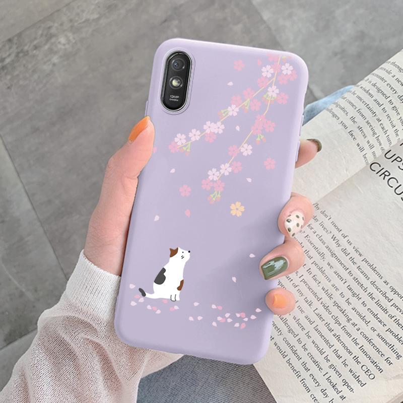 For Redmi 9AT 9A 9at Back Cover Protective Case Soft Silicone Cute Cartoon Cat Frog Funda Phone Case For Xiaomi Redmi 9C 13C 14C