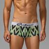 Men's Ice Silk Low Rise Boxer Briefs Quick Dry Breathable Underwear Fashion Boxers Daily Wear