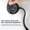Neck Fan Rechargeable 1200mAh 3 Speeds Hands Free Wearable Fan Portable Personal Cooling Fan for Travel Outdoor Hot Sale