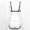 Sexy Body Harness Adjustable Hollow Out Waterproof Elastic Sex Supplies Erotic Faux Leather Women Sexy Strappy Garter Belt Strap Adult Products