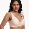 Seamless Jelly Underwear Deep V Thin Soft Support Comfortable Feeling Large Chest Small U Back Sexy Bra