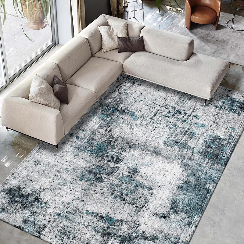 Modern Light Luxury Living Room Decoration Carpet Home Bedroom Child Room Non-slip Washable Carpets Cloakroom Leisure Simple Rug