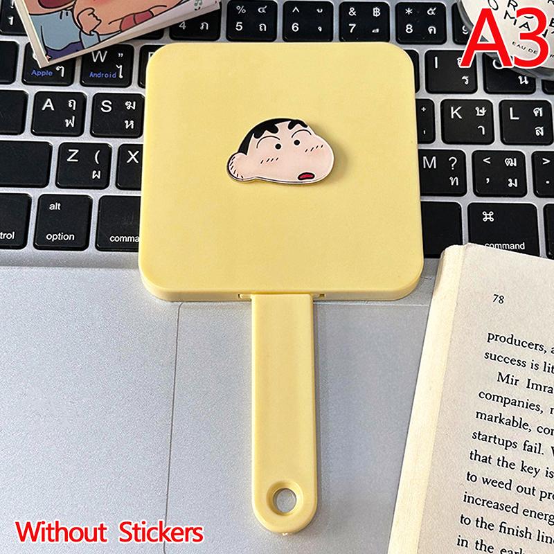 

Симпатичный расческа-зеркало Crayon Shin-Chan, выдвижной ручной массажный инструмент для волос, дорожная щетка для волос, массажный инструмент для укладки