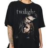 Y2K T-Shirt Lässige Oberteile Für Paare Vintage Twilight Saga Kurze Ärmel Print Baumwoll-T-Shirt 2025 Sommer Unisex Damen Rundhals Retro