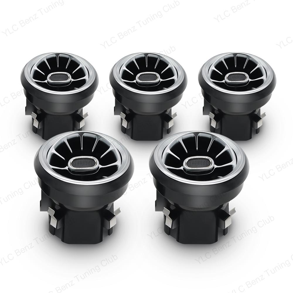 For Mercedes-Benz A CLA GLA W176 W117 W156 Ambient Light Kit Turbine Air Vent 64 Colors Light