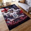 "England Football Team Pride Design Rug - Non-slip Rug Suitable for Living Room and Bedroom Sofas"