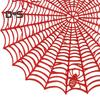Placemat Spider Web Shape Table Mat Easy To Clean Heat Resistant Table Placemat for Home Halloween Decor