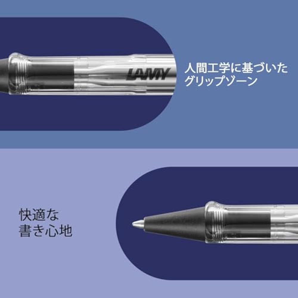 LAMY (Ramy) Safari Vista (Vista) Ballpoint Pen - Ergonomic Grip Line Width M - Comfortable for Lo...