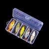 5PCS with Treble Hooks Jointed Swimbaits 6 Segment Artificial Fishing Lures  Saltwater Fishing