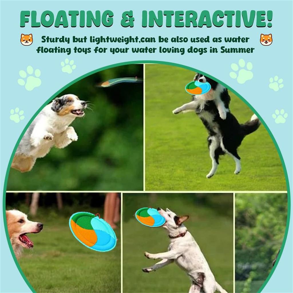 Flexible Floatable Dog Toy, Pool Floating Flying Toys, Indestructible Flying Interactive Dogs Toy For Small Medium Large Dogs T