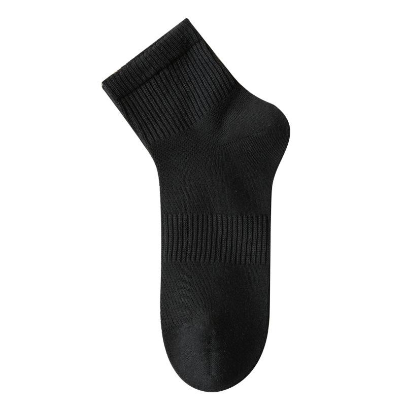 Summer Pure Cotton Boneless Thin Anti-odor Socks for Women, White Breathable Mesh Mid-length Socks for Women, Long Socks