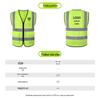 Reflective Vest for Sanitation, Gardening, Traffic, Construction, and Takeaway