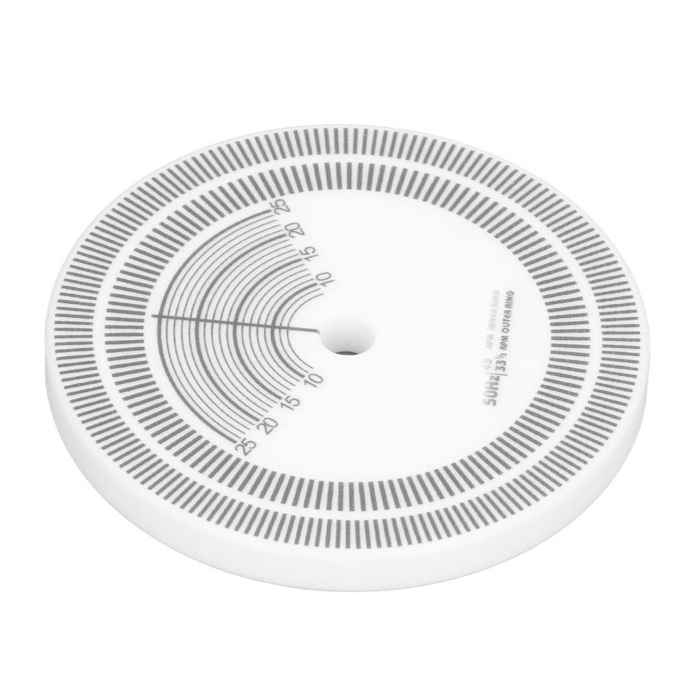 33RPM Compatible Stroboscope Mat 45RPM Compatible Calibration Tachometer Strobe Disc  For Turntable