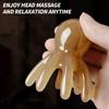 6PCS/3PCS/1PC Octopus Head Massager Comb - Translucent Plastic Scalp Tool for Relaxing Meridians and Acupoint Massage, Handheld