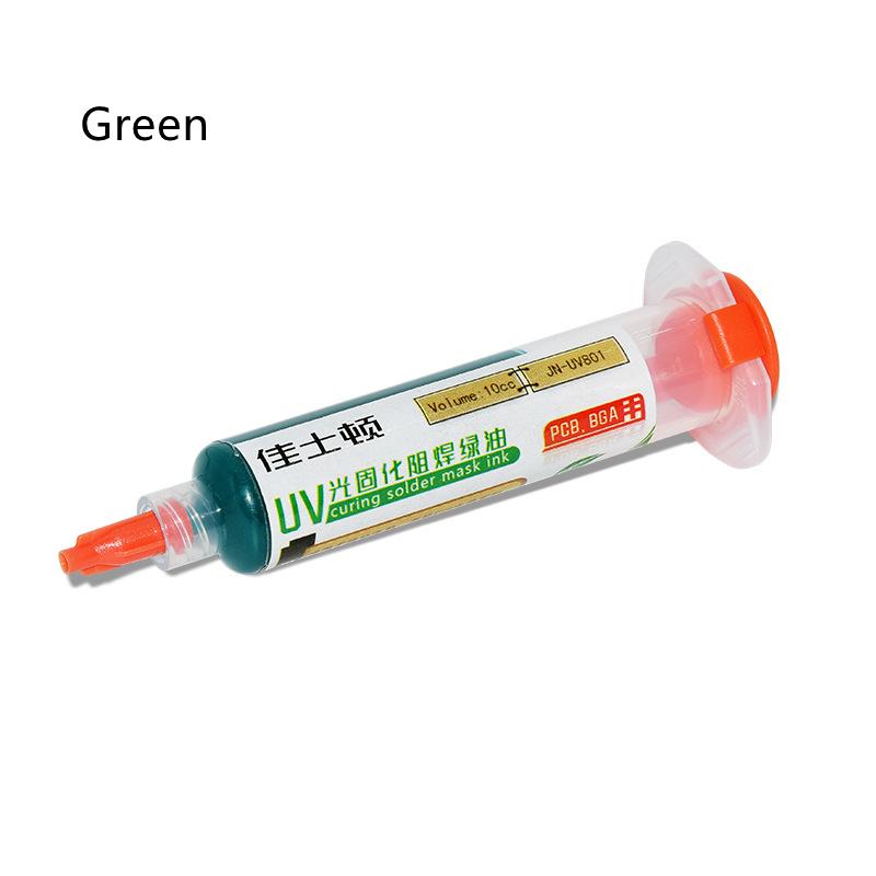 Cerneală de pastă de mască de lipit cu întărire UV de 10cc pentru placa de circuite PCB BGA izolatoare Protejează pastă de lipit Flux ulei