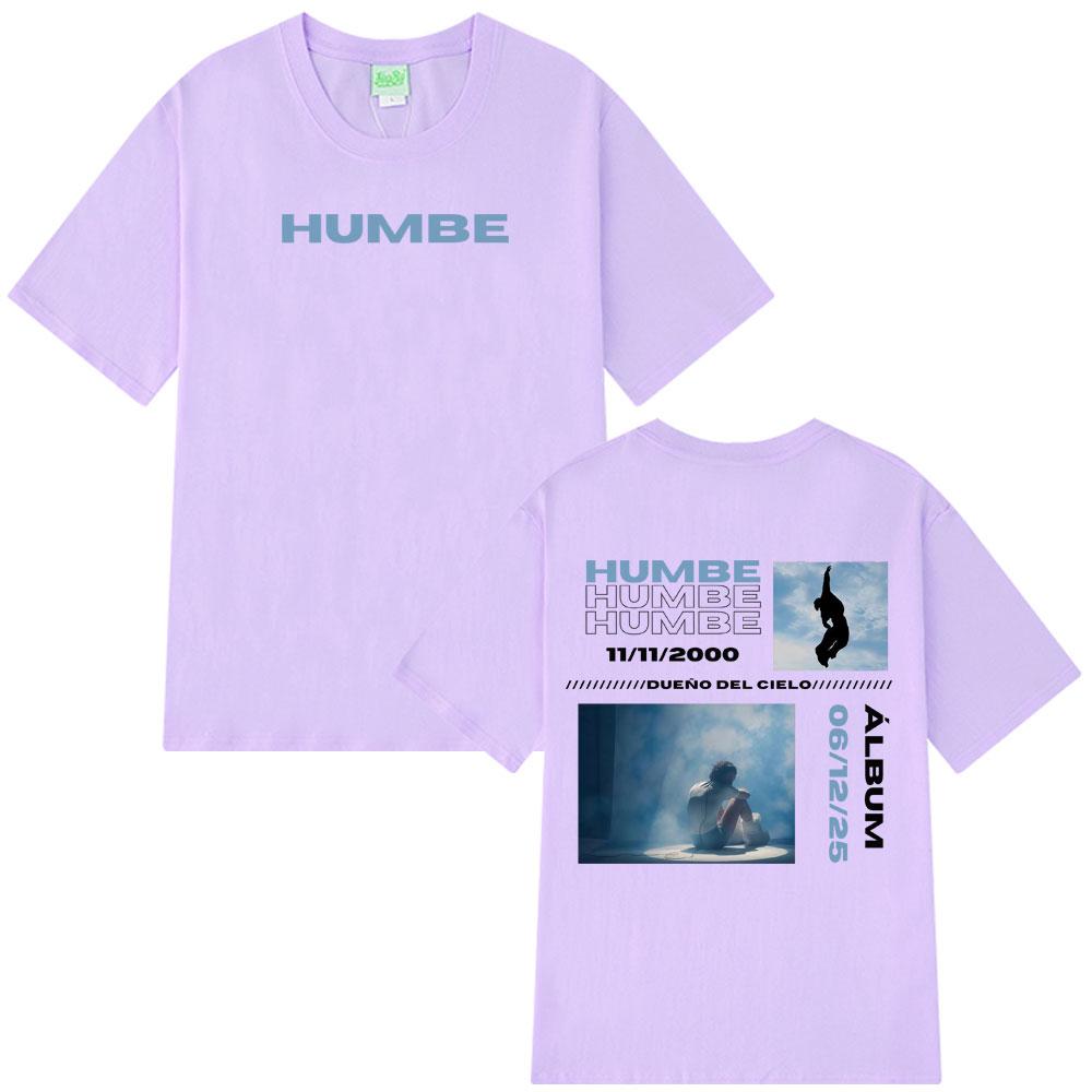 Customization Singer Humbe Esencia Tour Graphics T Shirts Unisex Unisex Hip Hop Tshirt Short Sleeve Fashion Oversized Cotton Tshir