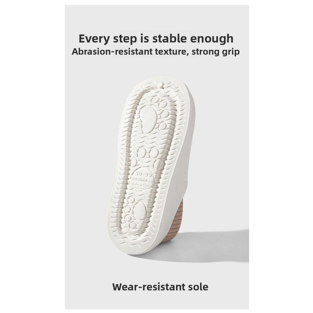 Waterproof Cotton Slippers for Women, Autumn and Winter Bags, Cotton Slippers, Winter Indoor Use, Anti Slip and Warm Thick Soled Cotton Shoes