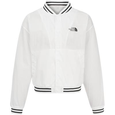 The North Face Logo Striped Long Sleeve Jacket Unisex Jacket White NJ3LR06B