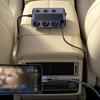 Ładowarki samochodowe 128W PD+QC3.0 Adapter szybkiego ładowania 3-gniazdowy rozdzielacz zasilania 12-24V z 4 portami USB
