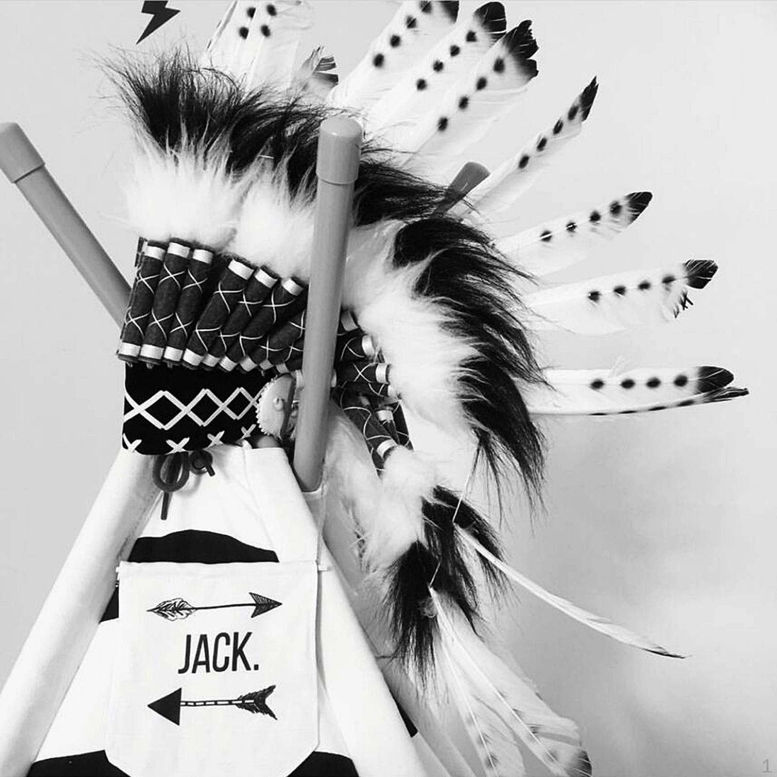 

Головний пір яний головний убір для особливих подій чорний