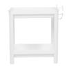 Bathroom Tower Shelf Plastic Freestanding Storage Rack Organizer Multifunctional Shelving Unit for Living Room Bedroom